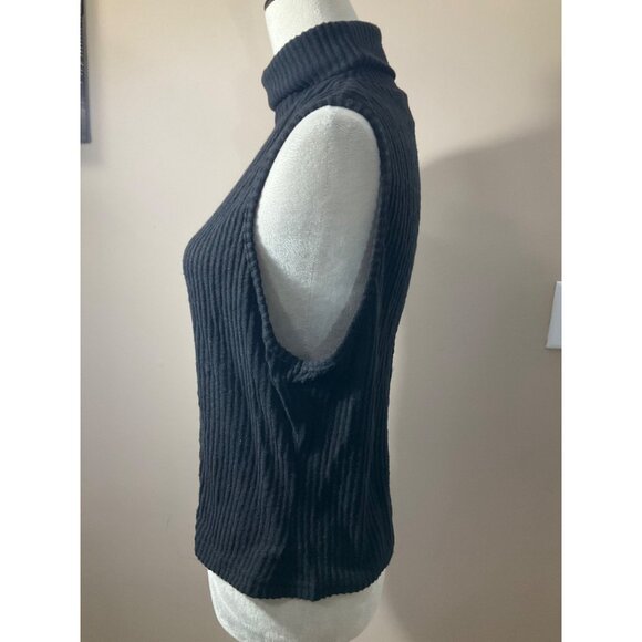NWT SHEIN SXY Turtle Neck Ribbed Knit Top Casual Vest Size: 2XL - Picture 3 of 10